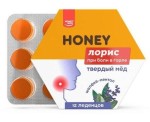 Леденцы, HoneyWay (ХаниВэй) 3 г 12 шт Лорис Твердый мед шалфей-ментол при боли в горле