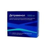 Детравенол, таблетки покрытые оболочкой пленочной 1000 мг 30 шт