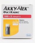 Ланцет стерильный, Accu-Chek (Акку-чек) 102 шт фасткликс