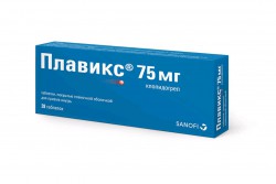 Плавикс, таблетки покрытые пленочной оболочкой 75 мг 28 шт