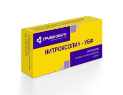 Нитроксолин-УБФ, таблетки покрытые оболочкой 50 мг 50 шт