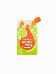 Леденцы, HoneyWay (ХаниВэй) 3 г 6 шт Медовый лайм