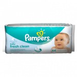 Салфетки влажные детские, Pampers (Памперс) №64 беби фреш сменный блок