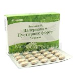 Витамин В6 Валериана+пустырник форте Мерцана, таблетки для рассасывания 60 шт