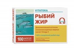 Рыбий жир, Vitateka (Витатека) капсулы 0.37 г 100 шт