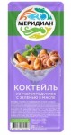 Коктейль, Меридиан 200 г из морепродуктов в масле с зеленью