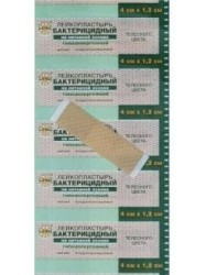 Лейкопластырь бактерицидный Leiko на нетканой основе р. 4смх1.2см 1 шт.