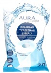 Туалетная бумага влажная, Aura (Аура) 20 шт ультра комфорт