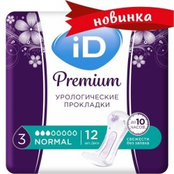 Прокладки урологические для взрослых, ID Premium (АйДи Премиум) 12 шт нормал